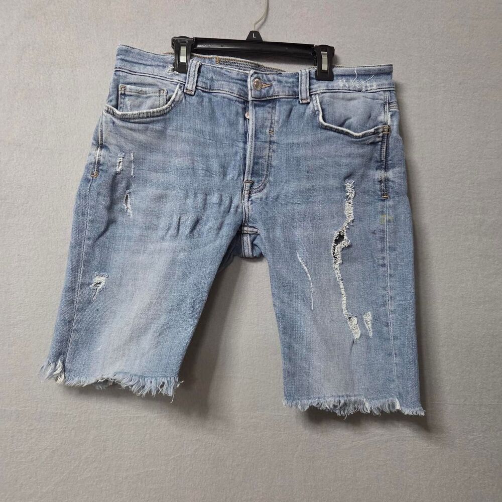Zara Men's Blue Shorts